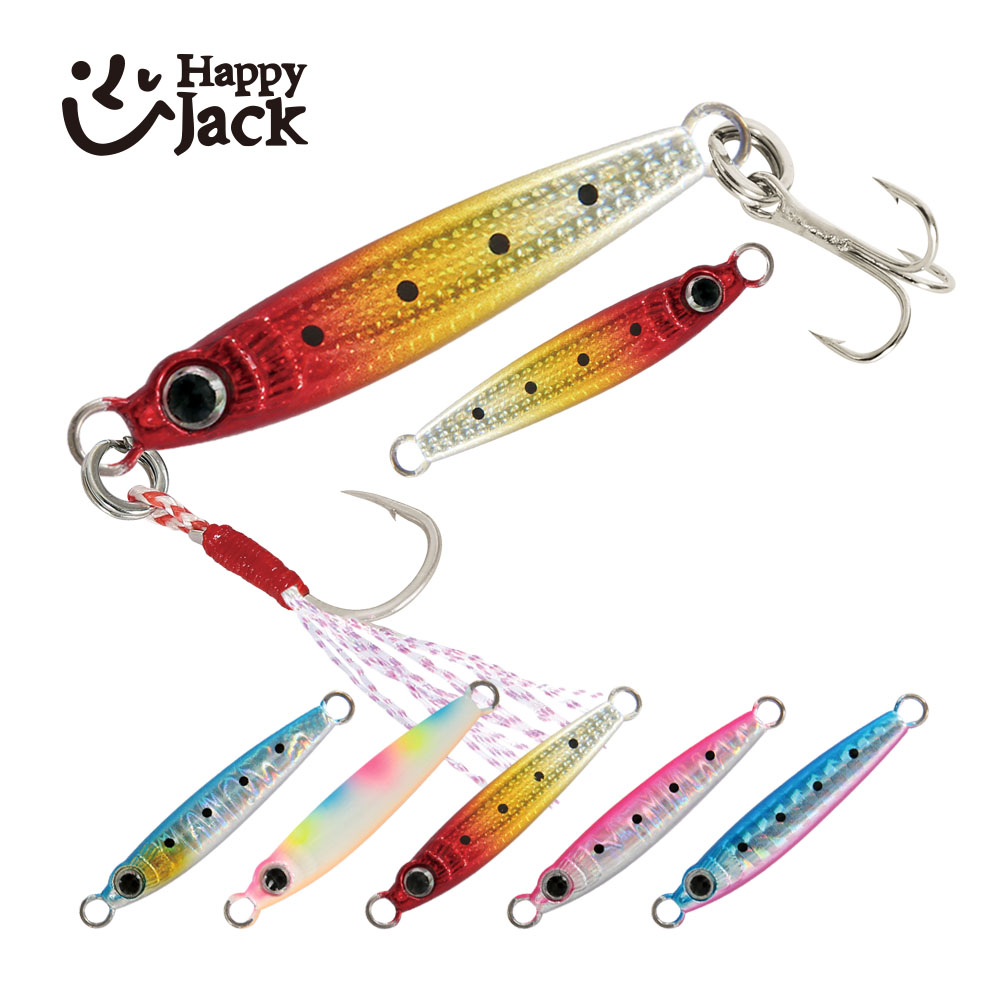 Jig Head Lure - HappyJack Nuove Esche da Pesca Micro