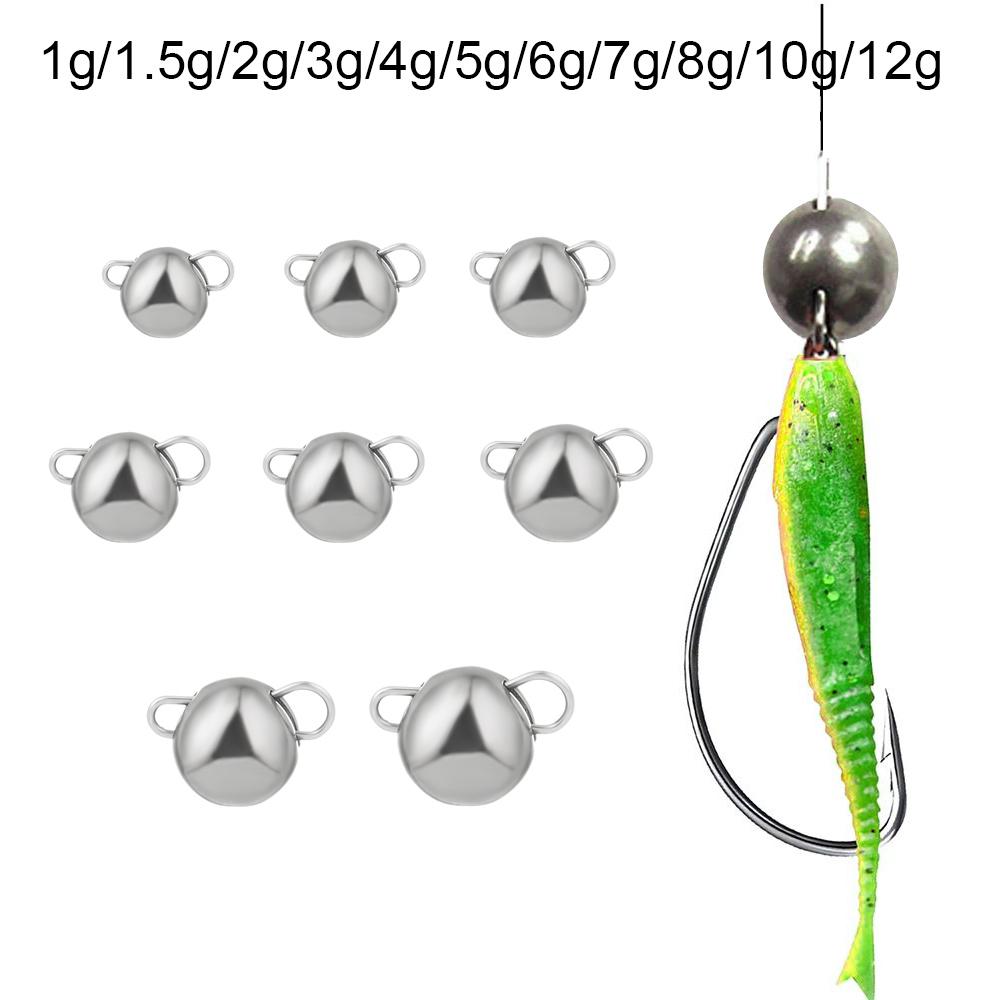 Tungsten Sinkers - 1pc Piombini di tungsteno nero opaco
