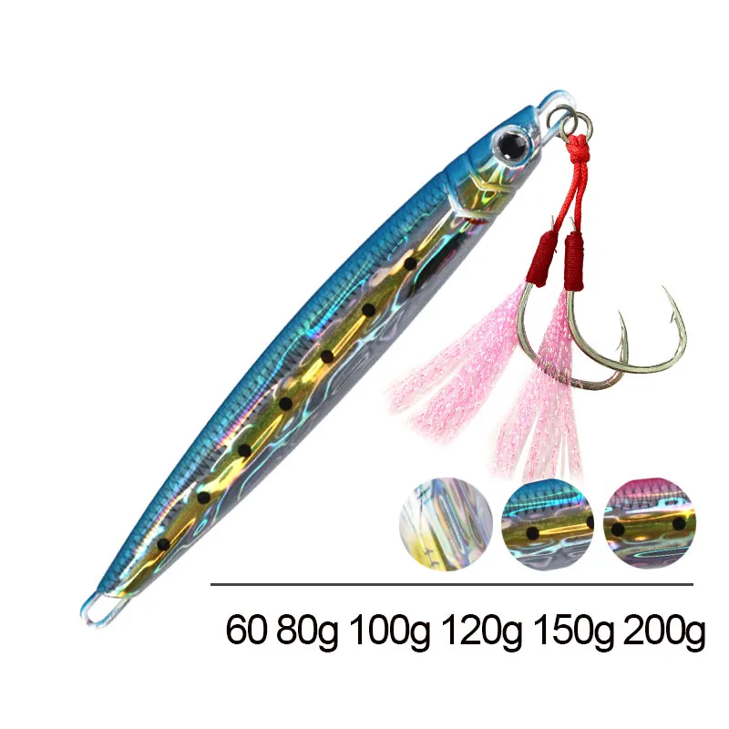 Jig Head Lure - 60g-200g 3D Print Majorcraft artificiale verticale