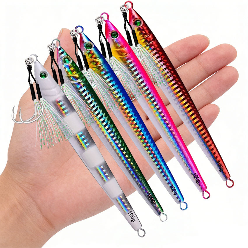 Jig Head Lure - Metallo fuso Jig Richiamo di Pesca