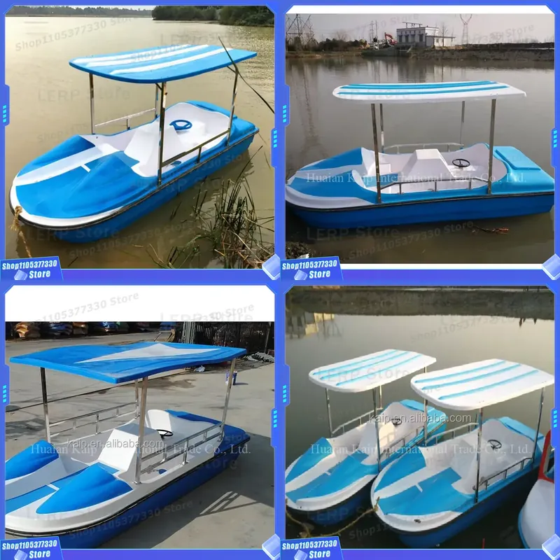 Fishing Equipment Logo - Offerta Speciale: Pedalò Blu in Fibra