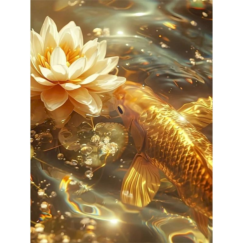 Fishing Equipment Market - SDOYUNO Diamante Arte Pittura Koi Pesce