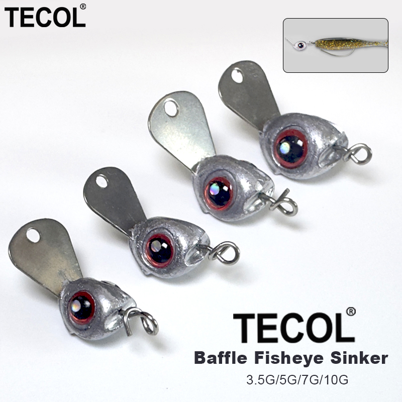 Jig Head Lure - TECOL 5/10 Pezzi 3.5g 5G 7G