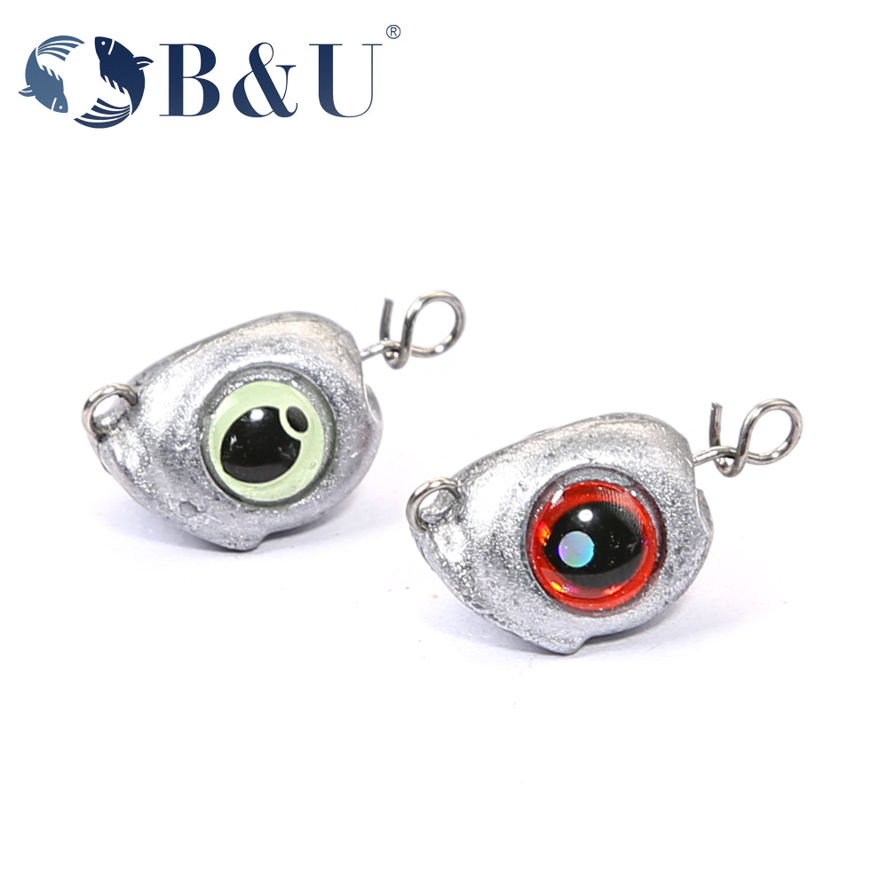 Jig Head Lure - B&U Swing Jig Head Cheburashka Sinker,