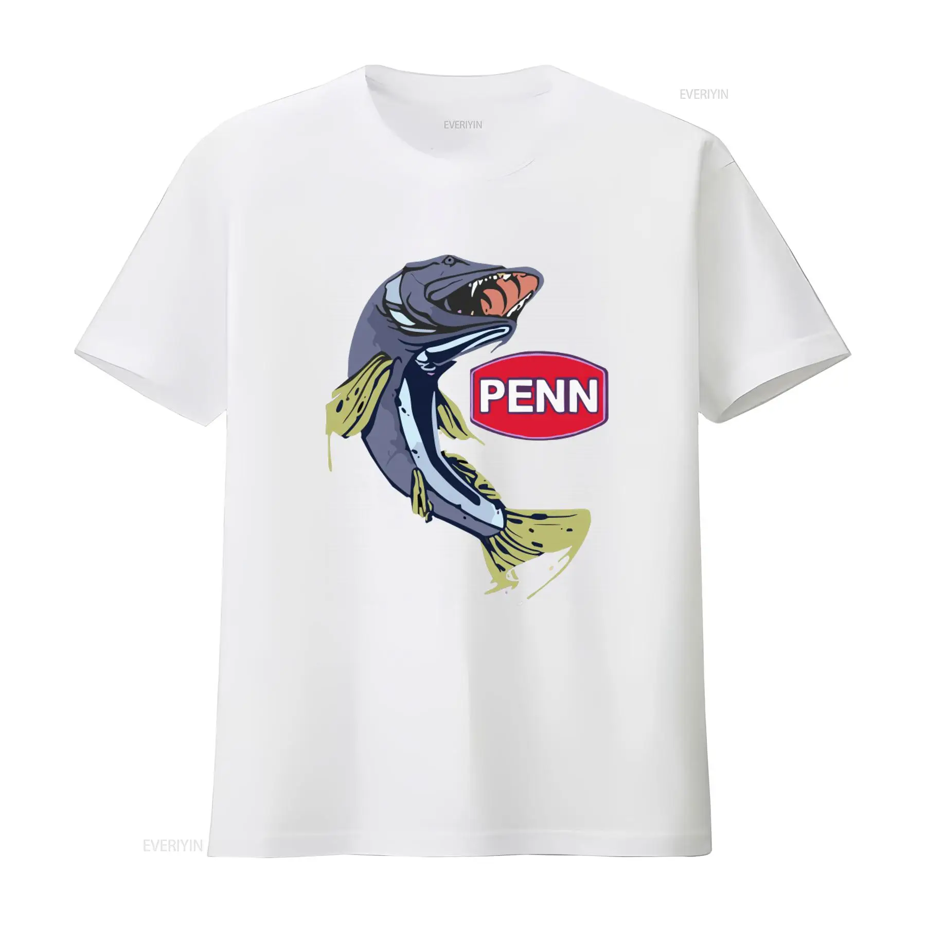 T-shirt nera da uomo con logo  - Fishing Equipment Logo recensione e prezzo
