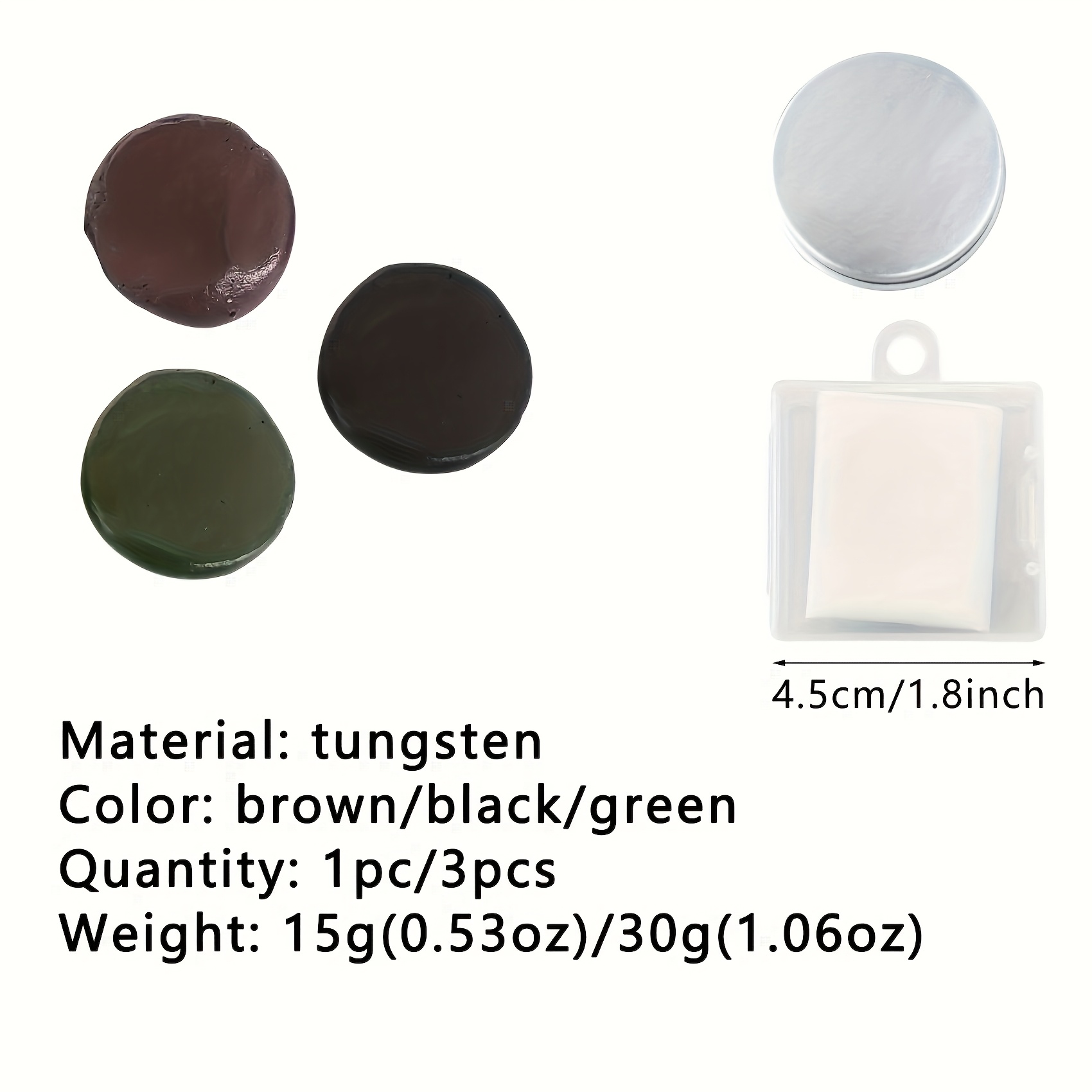 Stucco di tungsteno 0,5 once ( - Tungsten Sinkers recensione e prezzo