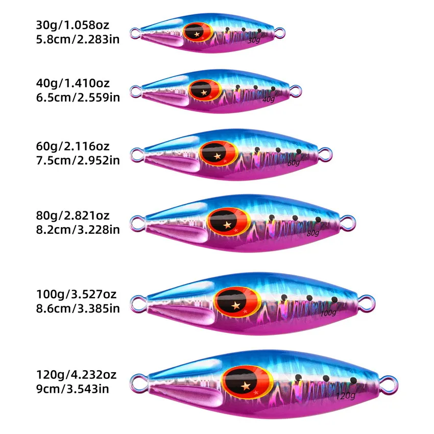 30g 40g 60g 80g 100g 120g Meta - Jig Head Lure recensione e prezzo