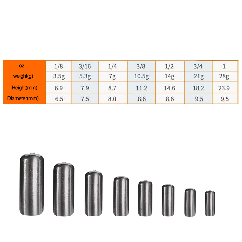 Pesi a botte di tungsteno 3.5g - Tungsten Sinkers recensione e prezzo