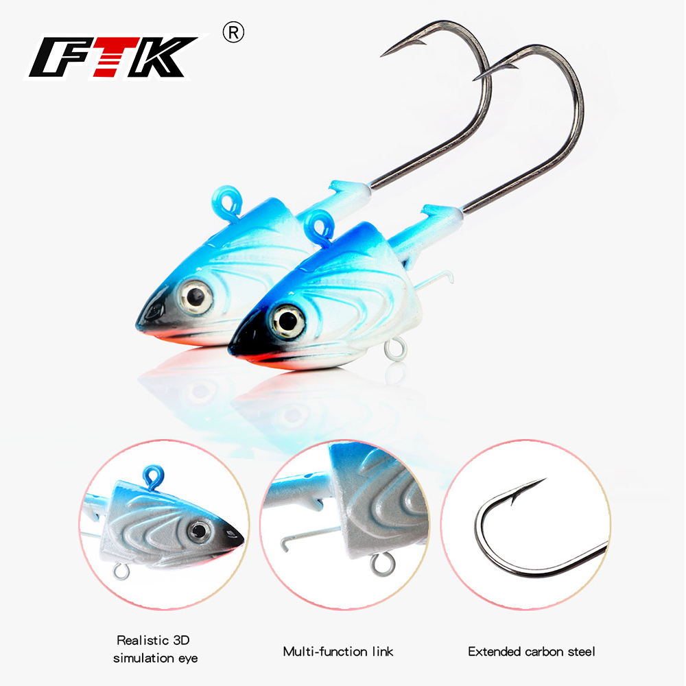 FTK 2PCS Jig Head Amo da pesca - Jig Head Lure recensione e prezzo