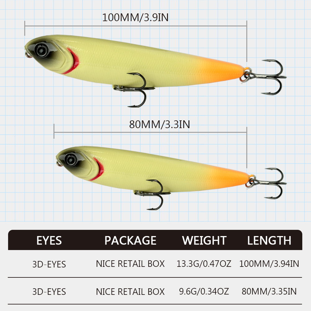 WATERBOY 8cm 9g 10cm 13g matit - Fishing Equipment Market recensione e prezzo