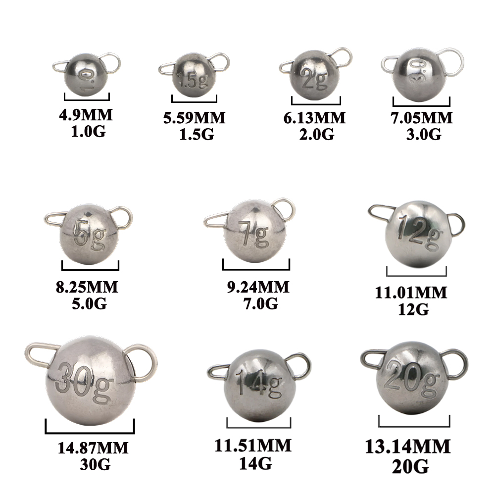 0.3-0.7g Pesca al tungsteno Ch - Tungsten Sinkers recensione e prezzo