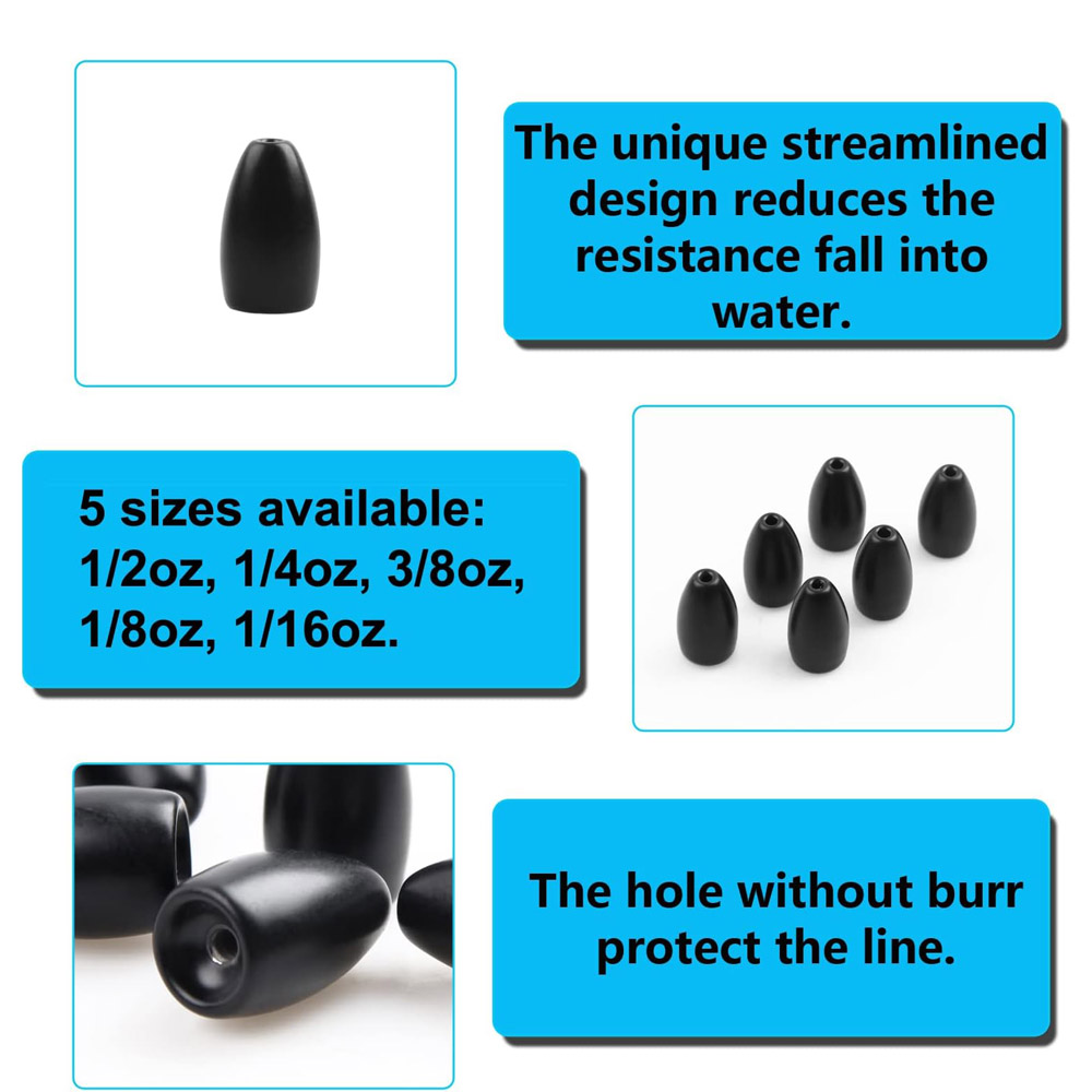 Pesi da pesca in acciaio al tu - Tungsten Sinkers recensione e prezzo